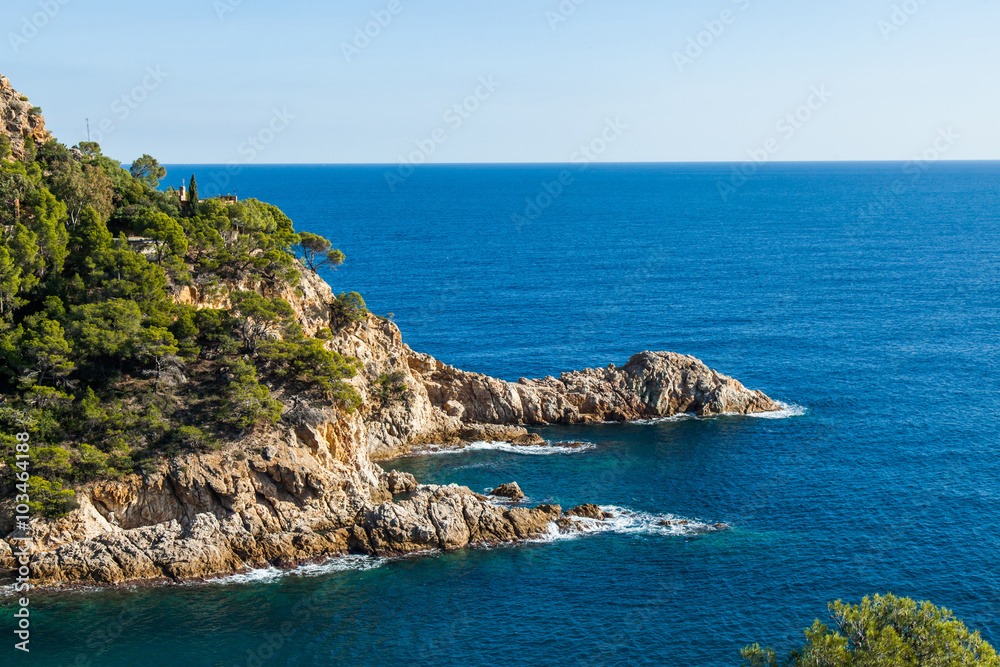 Spain coast rocks