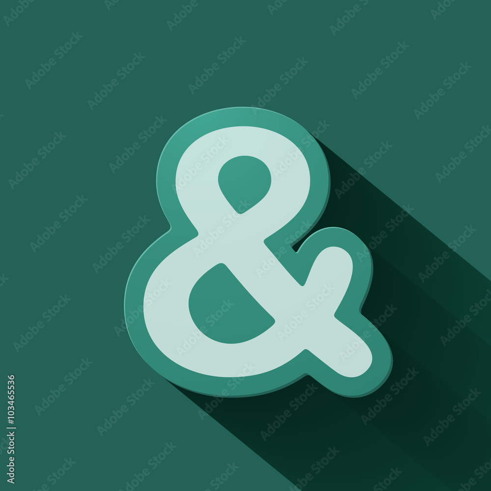 Volume icons symbol: ampersand Volume icons symbol: ampersand