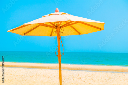 Umbrella on the beach © siraphol