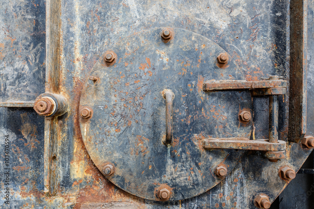 The old factory abstract background of industrial equipment