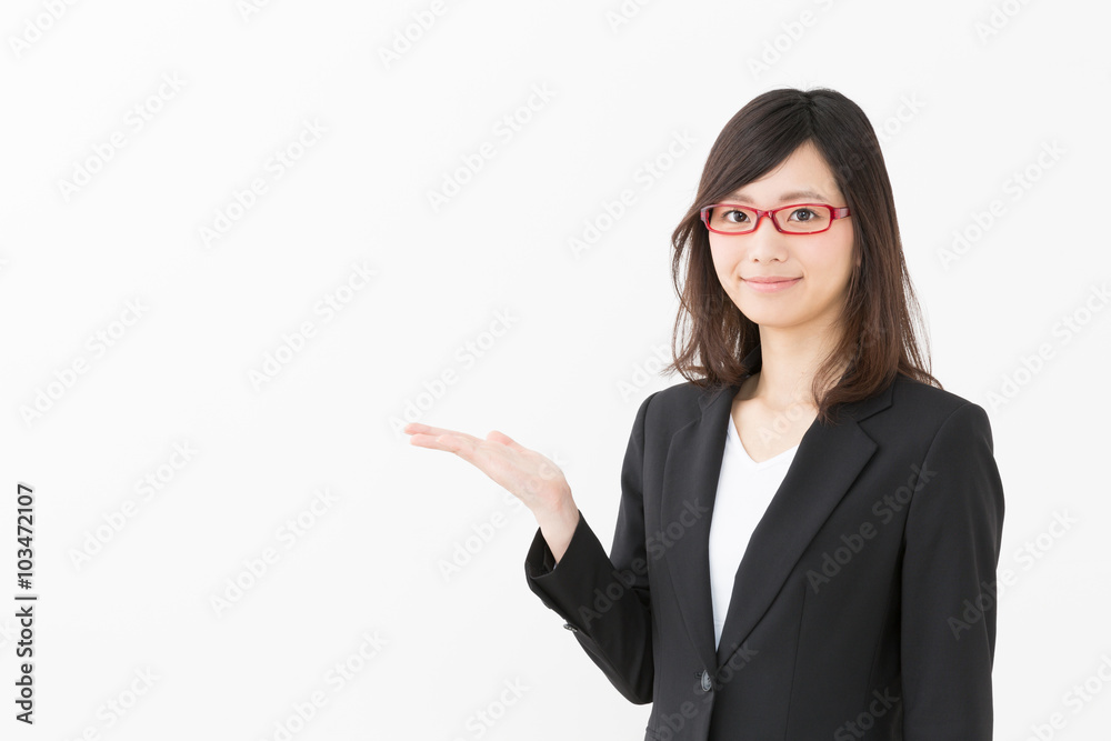 asian businesswoman isolated on white background asian businesswoman isolated on white background
