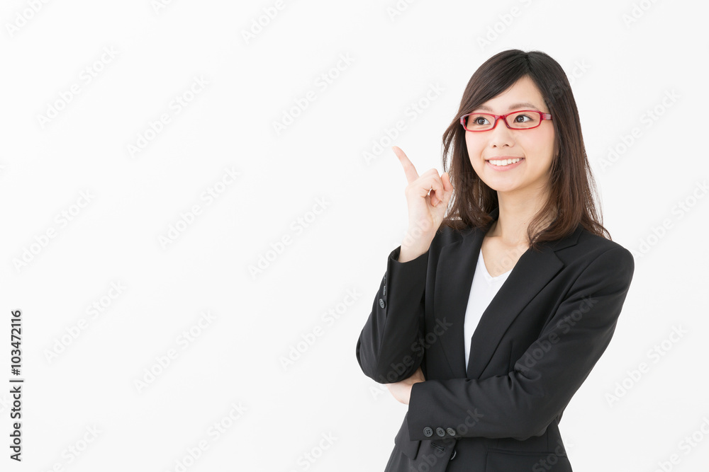asian businesswoman isolated on white background asian businesswoman isolated on white background