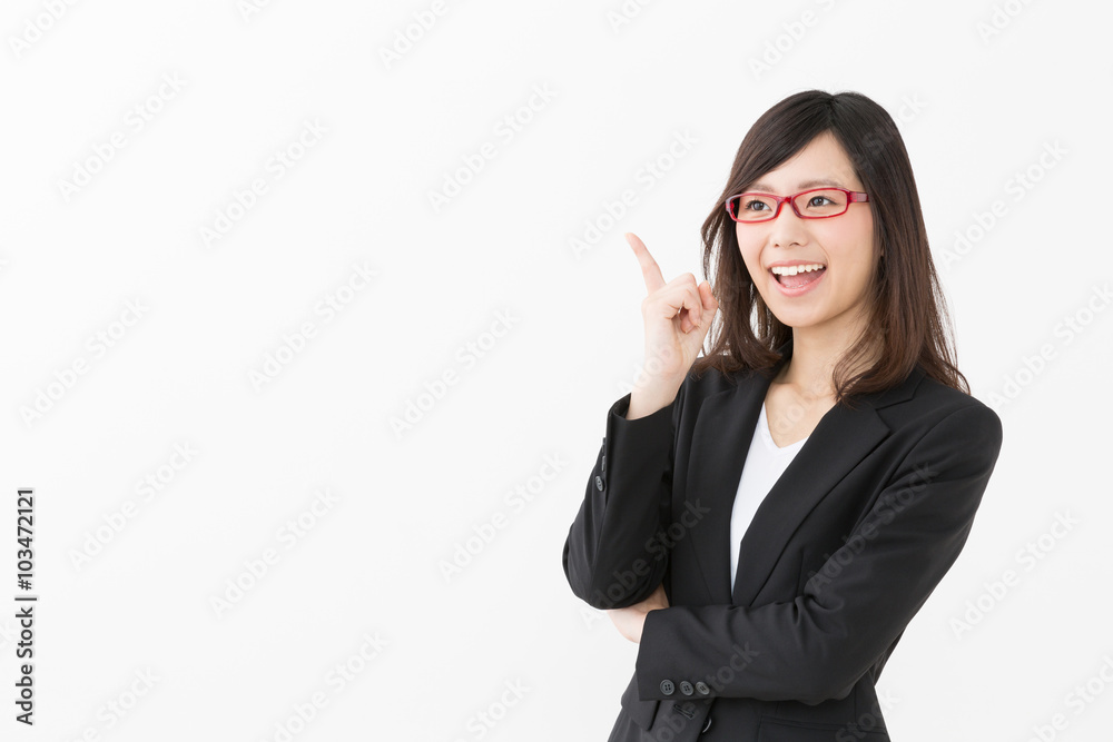 asian businesswoman isolated on white background asian businesswoman isolated on white background