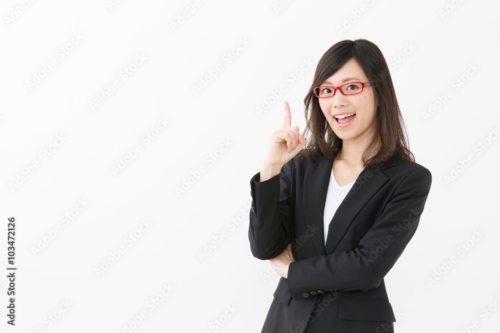 asian businesswoman isolated on white background asian businesswoman isolated on white background