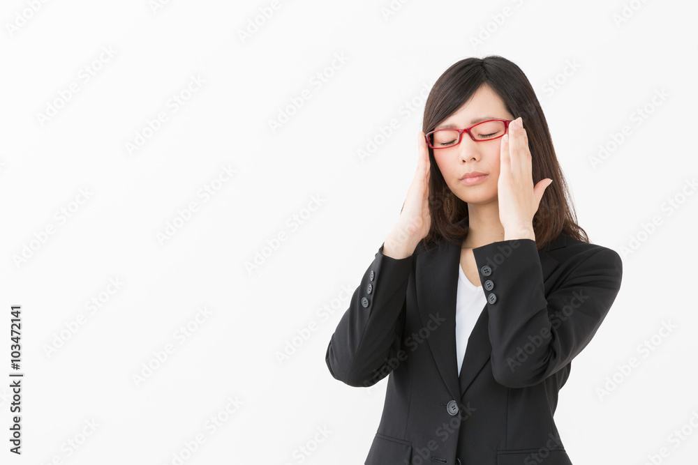 asian businesswoman isolated on white background asian businesswoman isolated on white background