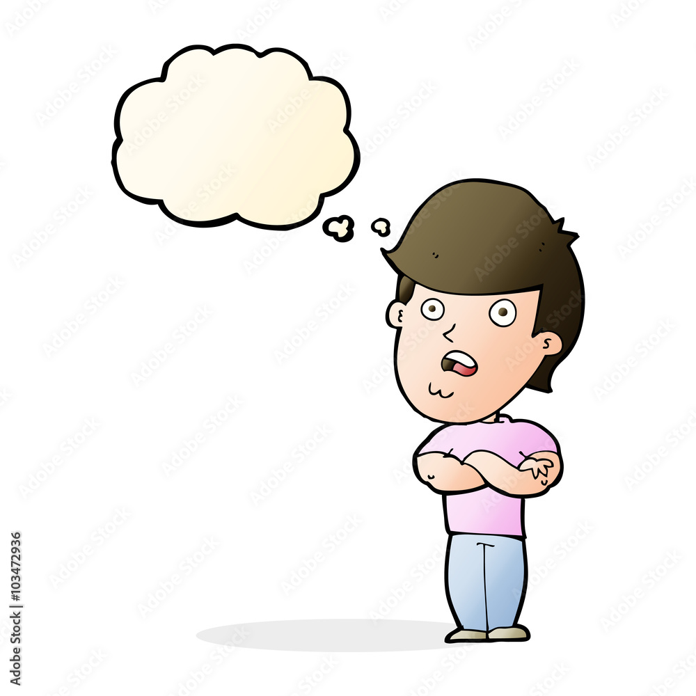 cartoon disappointed man with thought bubble cartoon disappointed man with thought bubble