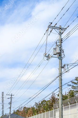 Utility poles / 電柱