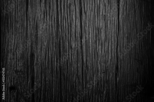 Black wooden texture background blank for design