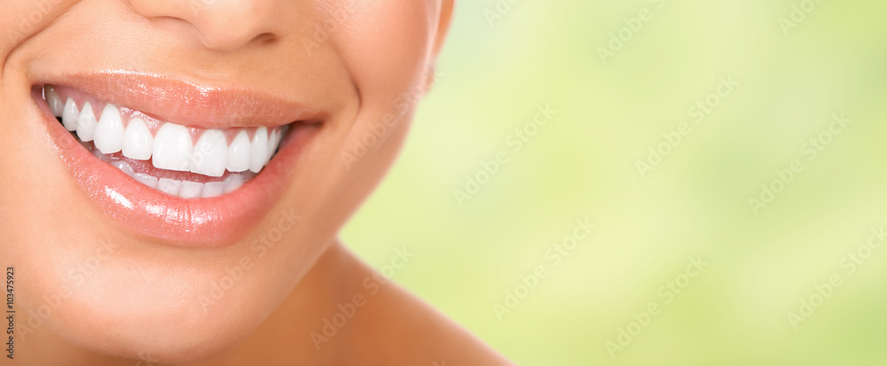 Obraz premium Beautiful woman smile.