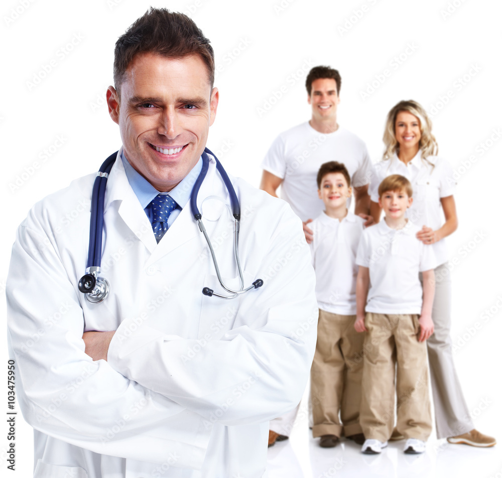 Family doctor man. Family doctor man.
