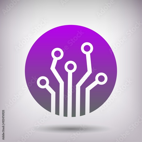 Pictograph of circuit board