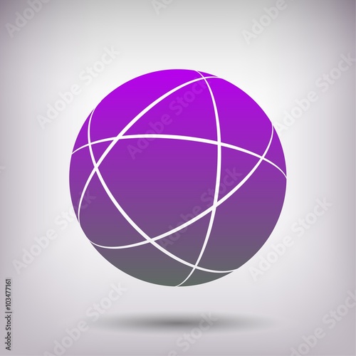 Pictograph of globe © iDesign