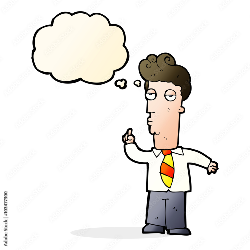 cartoon bored man asking question with thought bubble cartoon bored man asking question with thought bubble