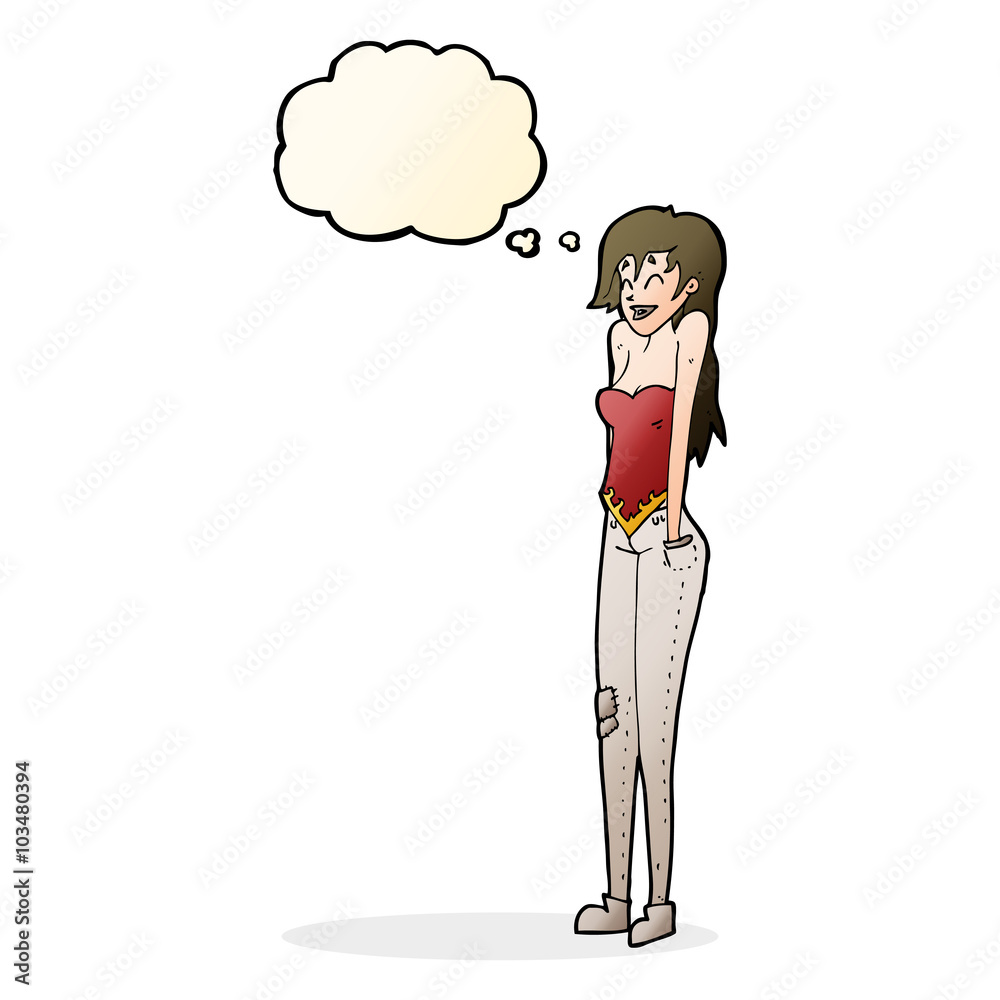 cartoon pretty woman shrugging shoulders with thought bubble cartoon pretty woman shrugging shoulders with thought bubble