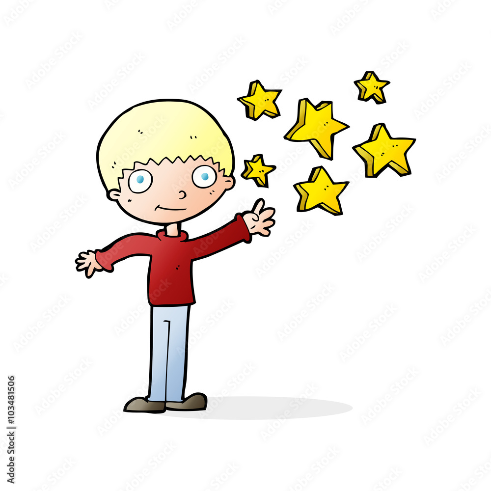cartoon excited boy cartoon excited boy