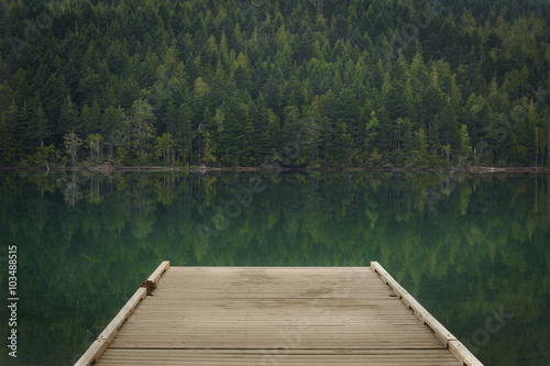 Dock at Clearwater Lake, Wells Gray Provincial Park, North Thomp