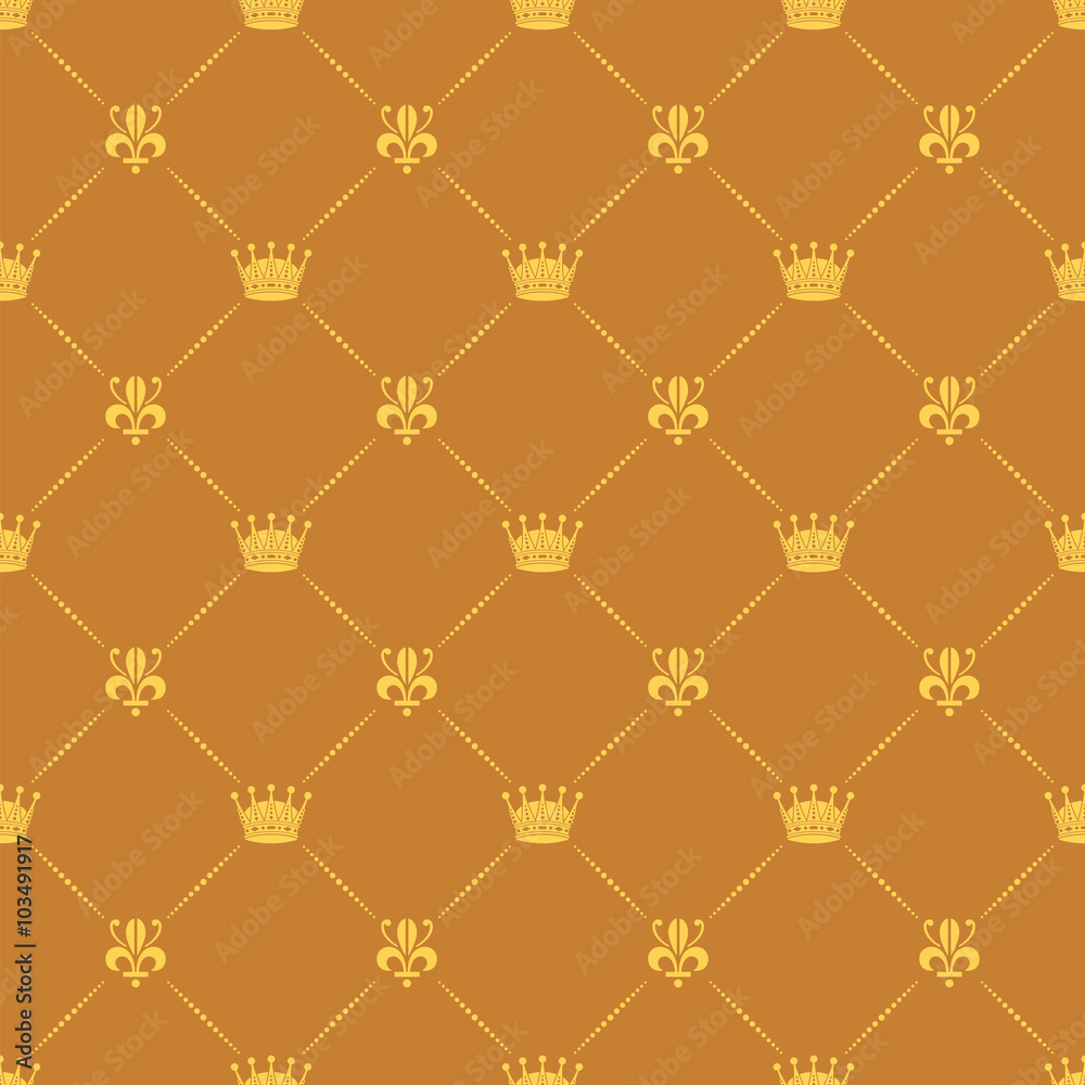 Crown royal seamless pattern