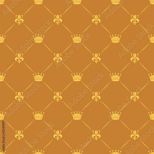 Crown royal seamless pattern