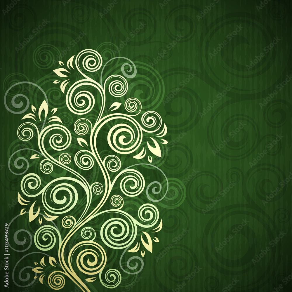 Abstract floral grunge background illustration. Abstract floral grunge background illustration.