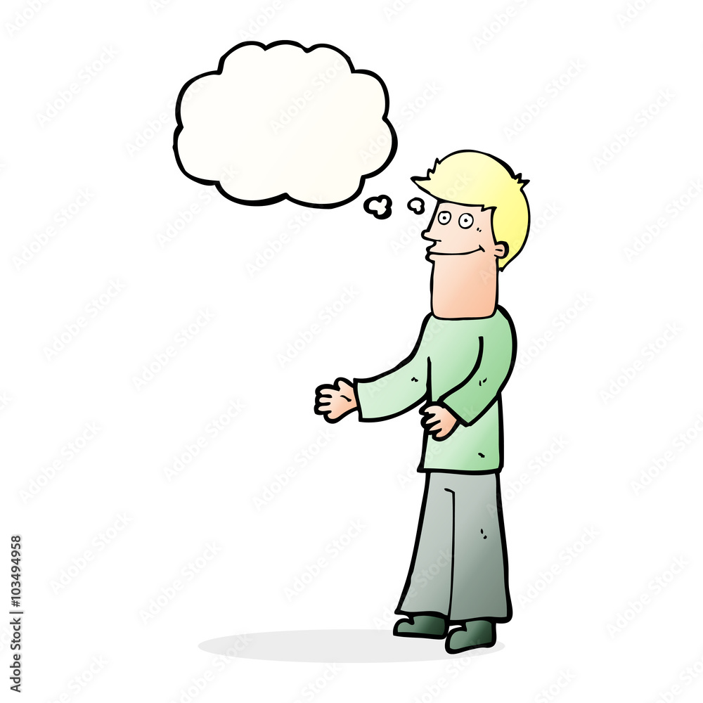 cartoon man shrugging shoulders with thought bubble cartoon man shrugging shoulders with thought bubble