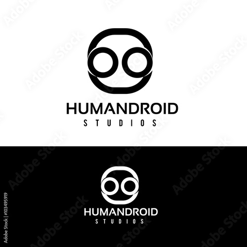 hipster logo,Geek logo,vector logo template