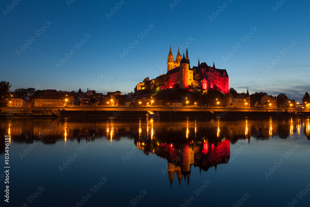 Meißen bei Nacht