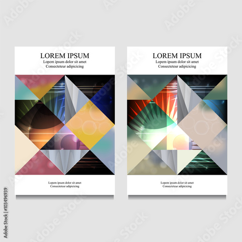 stock vector business template for brochure, card, cover, book w