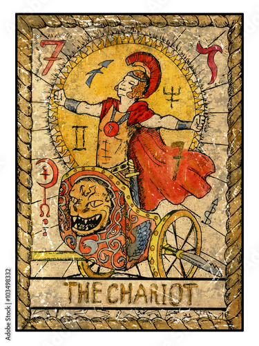Wallpaper Mural The old tarot card. The Chariot Torontodigital.ca