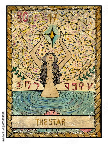 The old tarot card. The Star