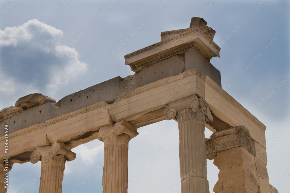 Acropolis, details of the architecture, Greece