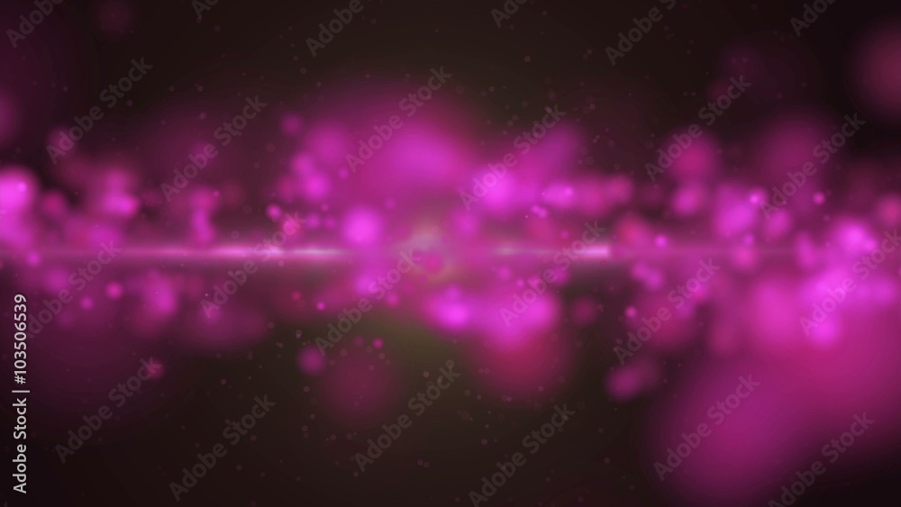 Purple Light and Flying Particles Background. 4K Seamless Loop ...
