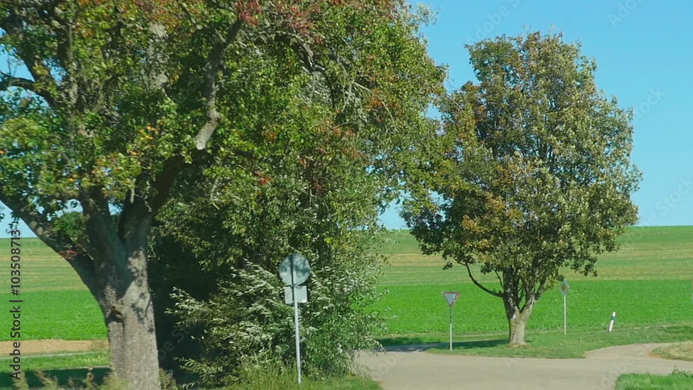 Country road in Germany Country road in Germany