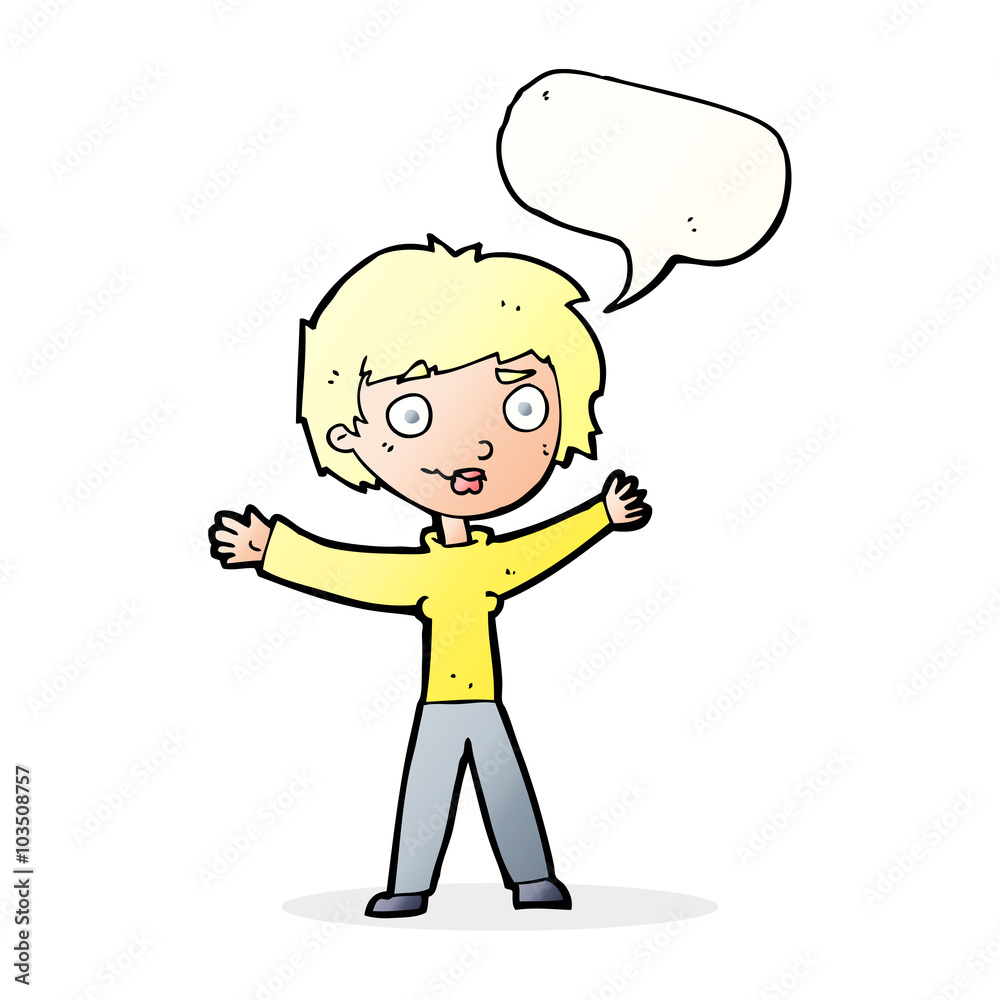 cartoon woman waving arms with speech bubble cartoon woman waving arms with speech bubble