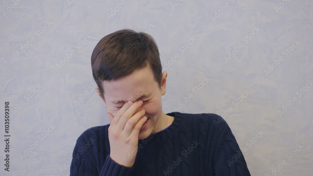 boy with braces smiling