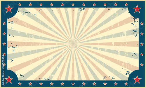 Template for circus funfair poster or ticket.