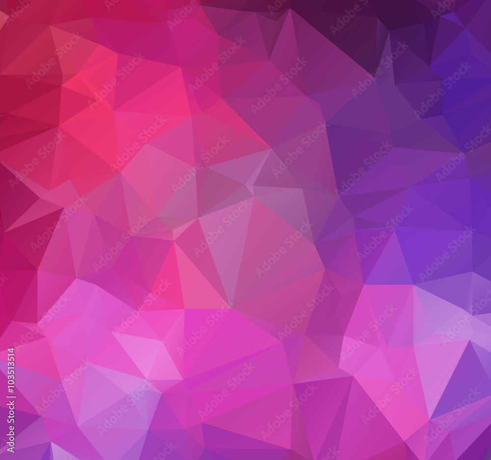 Obraz premium Abstract Triangle Geometrical Background, Vector Illustration M
