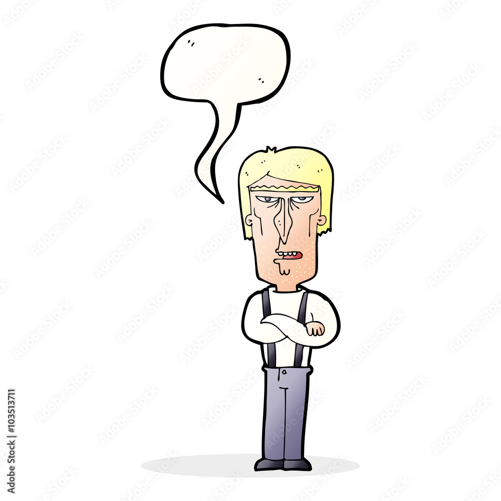 cartoon angry man with speech bubble cartoon angry man with speech bubble