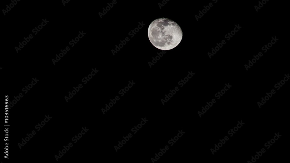 Full moon rising time-lapse Full moon rising time-lapse