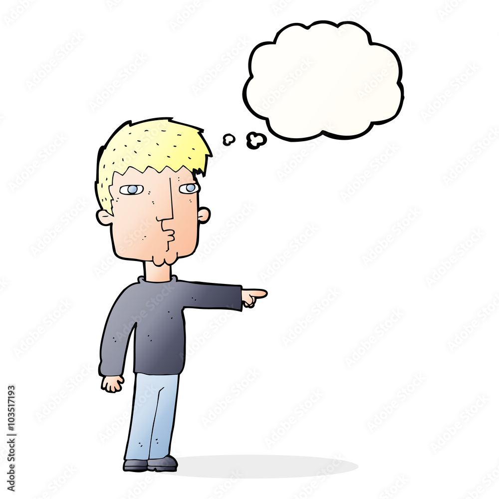 cartoon pointing man with speech bubble cartoon pointing man with speech bubble