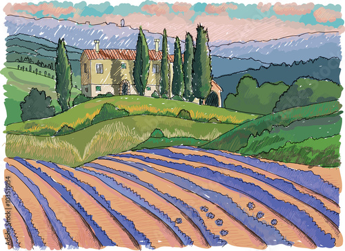 Tuscany landscape, Italy