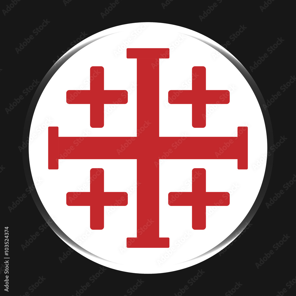 Fototapeta premium Jerusalem cross