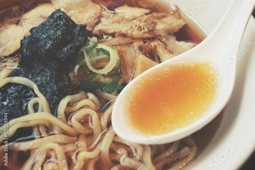 Ramen noodle japanese food
