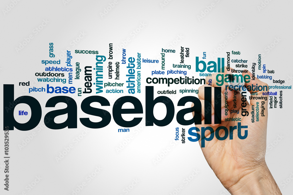 Baseball word cloud Baseball word cloud