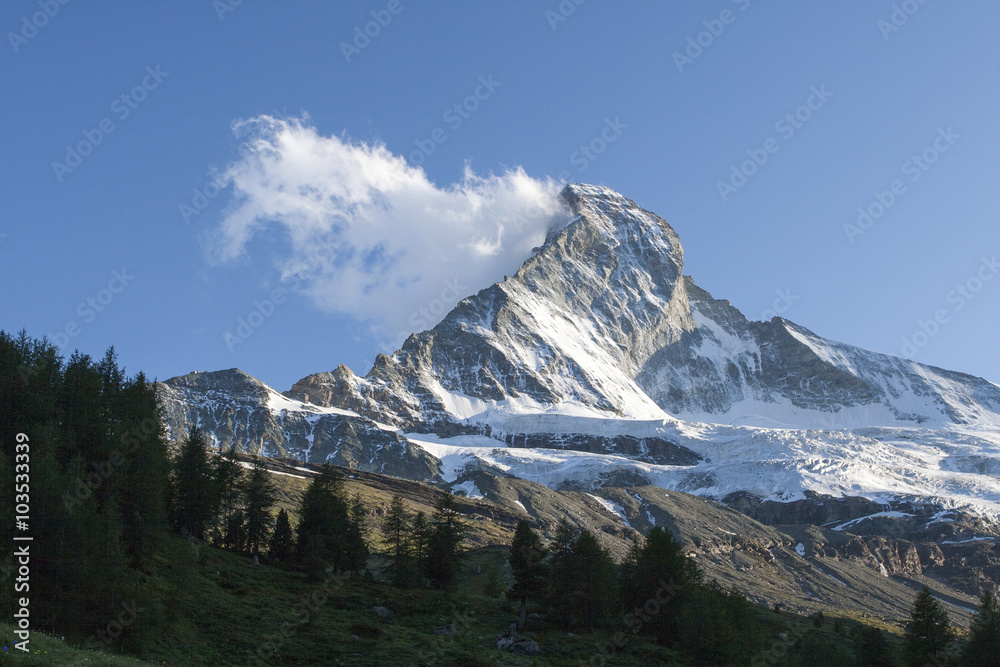 Ujęcie na Matterhorn