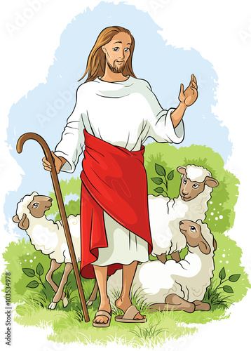 Jesus is a good shepherd