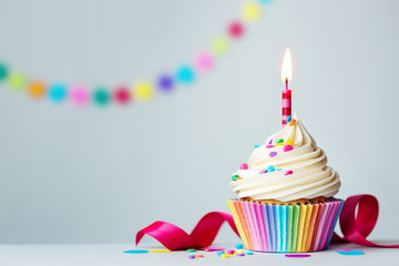 Birthday cupcake