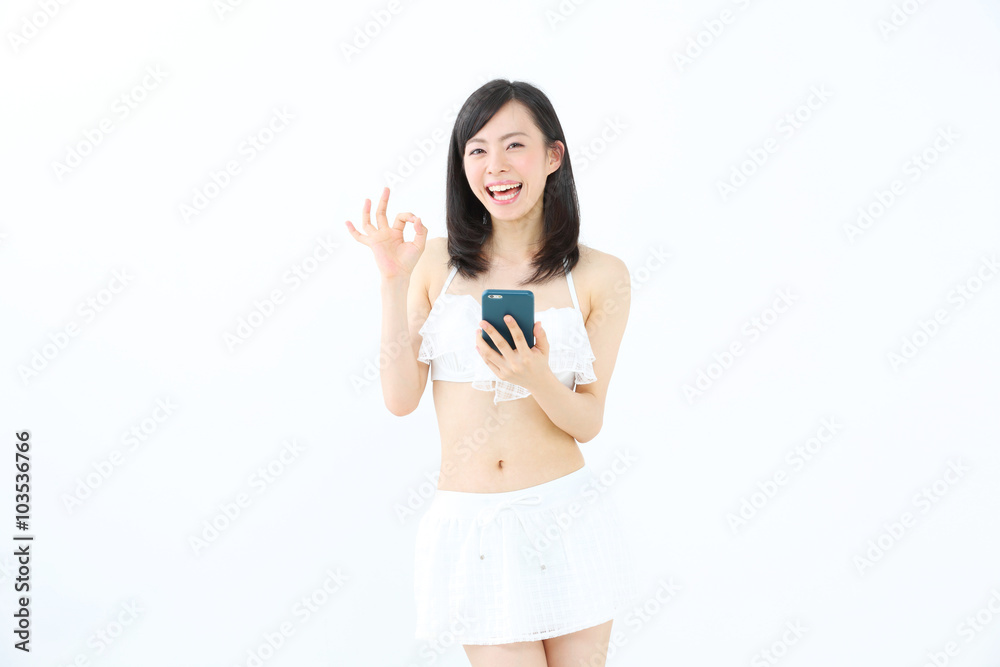 ビキニ・若い女性 ビキニ・若い女性