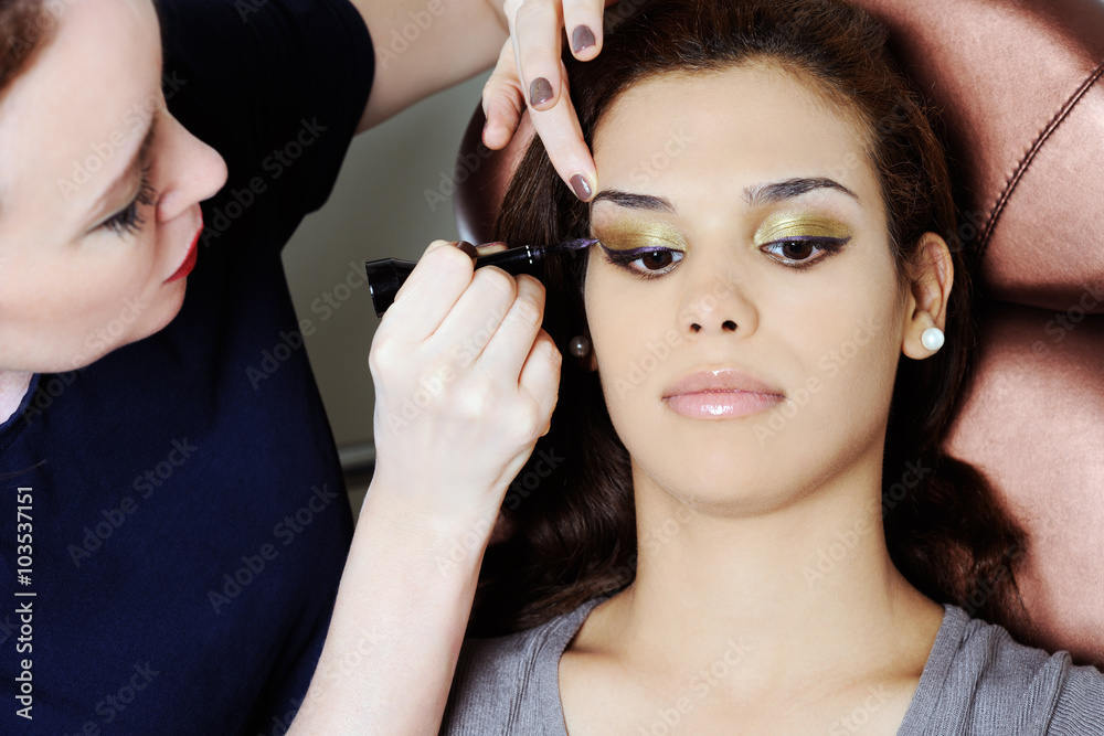 make up process make up process