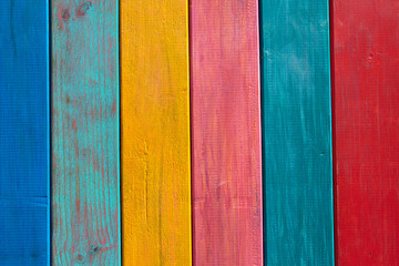 Colorful mexican stripes painted wood texture