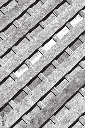 Diagonal Wooden Planks © benjaminlion